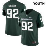 Youth Michigan State Spartans NCAA #92 Evan Morris Green NIL 2022 Authentic Nike Stitched College Football Jersey ZQ32L88JG
